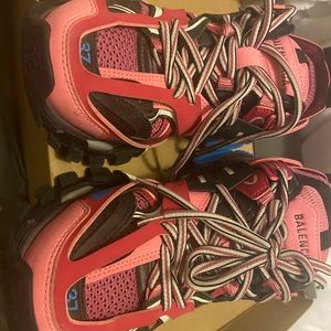 Balenciaga sneakers size 37 pink and blue.